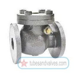 150mm or 6 NB LEADER CHECK VALVE-CI SWING CHECK VALVE FLANGED END TO CLASS 125 CU ALLOY TRIMS-54121