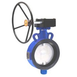 200mm or 8 NB AUDCO BUTTERFLY VALVE  CAST IRON BODY SG IRON DISC EPDM LINING GEAR OPERATED  PN 16-70172