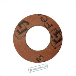 32mm or 1 1/4 NB CAF GASKET RING - RAISED FACE ONLY - NON METTALIC- FOR ASA #150 FLANGE 3 MM THK-21008
