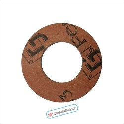 400mm or 16 NB CAF GASKET RING - RAISED FACE ONLY - NON METTALIC- FOR ASA #150 FLANGE 3 MM THK-21020