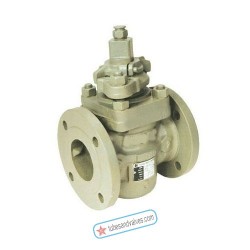 150mm or 6 NB NB Carbon Steel Lubricated Audco Taper Plug Valve Flanged End class 150 Cat LS 23-59045