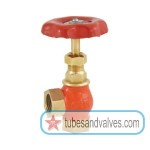1/2" or 15mm ZOLOTO 1001A BRONZE ANGLE GLOBE VALVE NO 4  ( SCREWED)