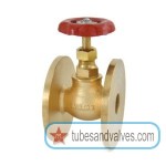 1/2" or 15mm ZOLOTO 1003 BRONZE GLOBE VALVE NO 8 ( FLANGED)