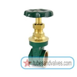 1/4 or 10mm  ZOLOTO 1006 BRONZE GATE VALVE HEX TYPE SCREWED-84382