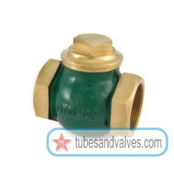 1/4 or 8mm ZOLOTO 1011 BRONZE HORIZONTAL CHECK VALVE SCREWED NO5-84534