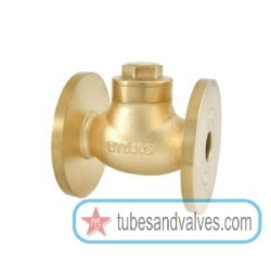 1-1/4 or 32mm ZOLOTO 1044 BRONZE HORIZONTAL LIFT  CHECK VALVE FLANGED-84602