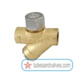 1/2" or 15mm ZOLOTO 1055 BRONZE THERMODYNAMIC STEAM TAP SCREWED 