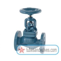 1-1/4 or 32mm ZOLOTO 1065 CAST IRON GLOBE STEAM STOP VALVE STRAIGHT PATTERN FLANGED-84339