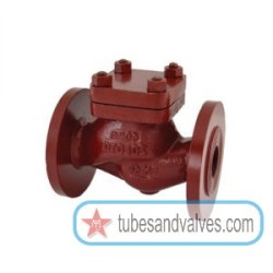 1-1/4 or 32mm ZOLOTO 1072 CAST STEEL HORIZONTAL LIFT CHECK VALVE  FLANGED-84644