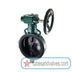 8" or 200mm  ZOLOTO 1078A BUTTERFLY VALVE WAFER TYPE WITH SG IRON DISC PN1.6 gear operated 
