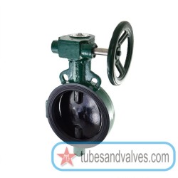 12 or 300mmZOLOTO 1078A BUTTERFLY VALVE WAFER TYPE WITH SG IRON DISC PN1.6 gear operated-84834