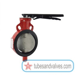 2 or 50mm ZOLOTO 1078I BUTTERFLY VALVE WAFER TYPE PN2.5 WITH SS304 DISC-84878