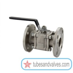 1-1/4 or 32mm ZOLOTO 1080B STAINLESS STEEL CF8/ SS316 THREE PCS DESIGN BALL VALVE CLASS 150 flanged-84729
