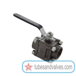 1-1/2 or 40mm ZOLOTO 1088 CAST STEEL THREE PC S DEISGN BALL VALVE CLASS 150 SCREWED-84754